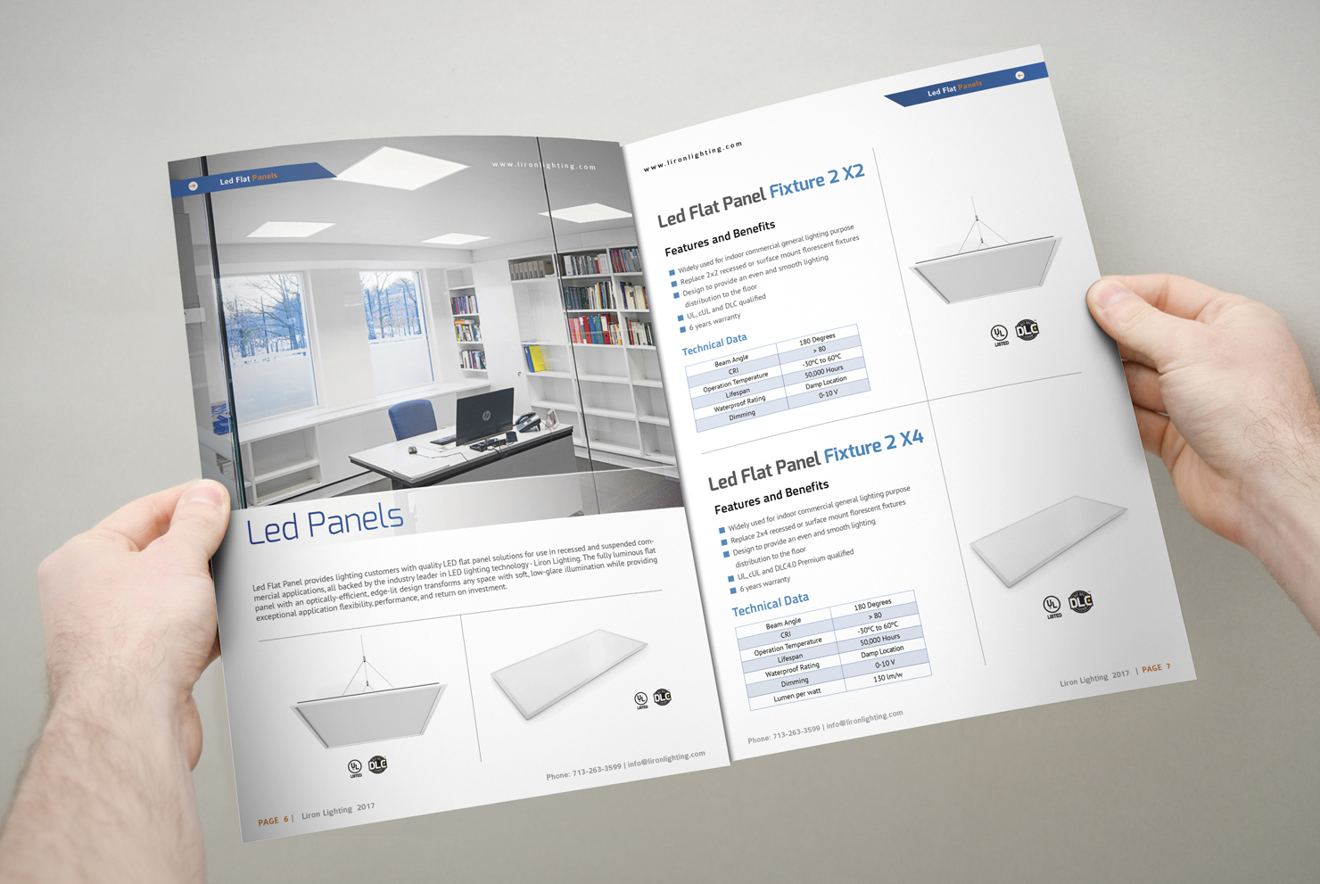 Catalogue Design by iTech Graphics for Liron Lighting | Design #14106265
