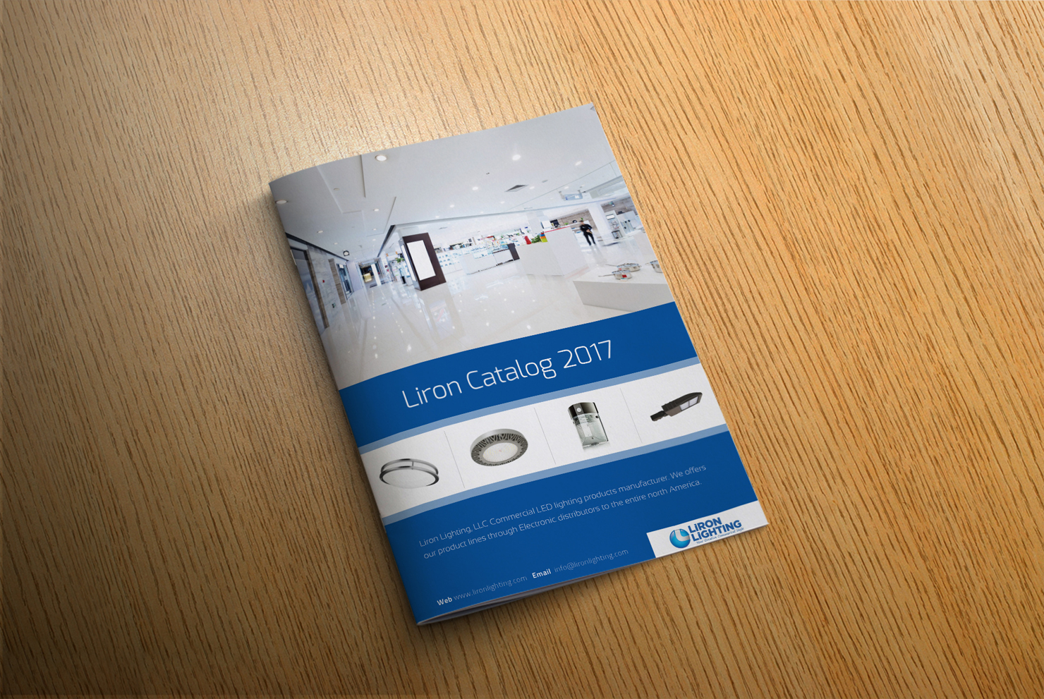 Catalogue Design by iTech Graphics for Liron Lighting | Design #14112589