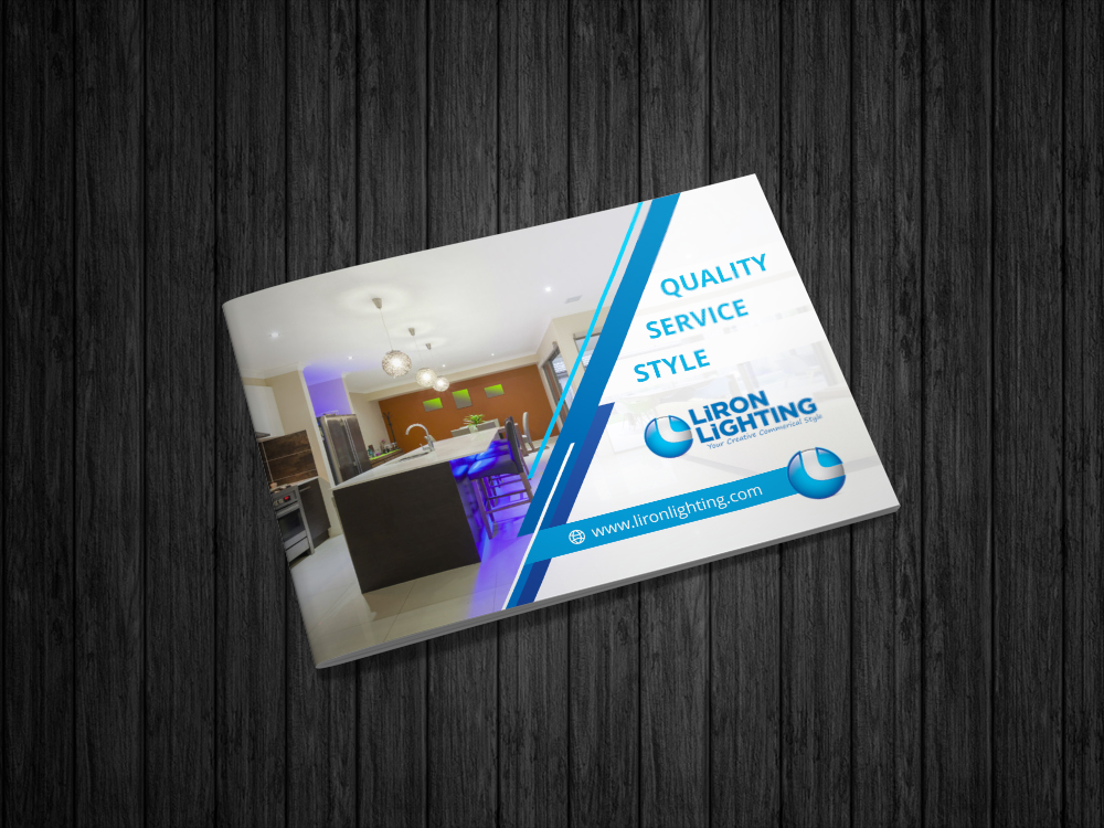 Catalogue Design by ecorokerz for Liron Lighting | Design #14098000