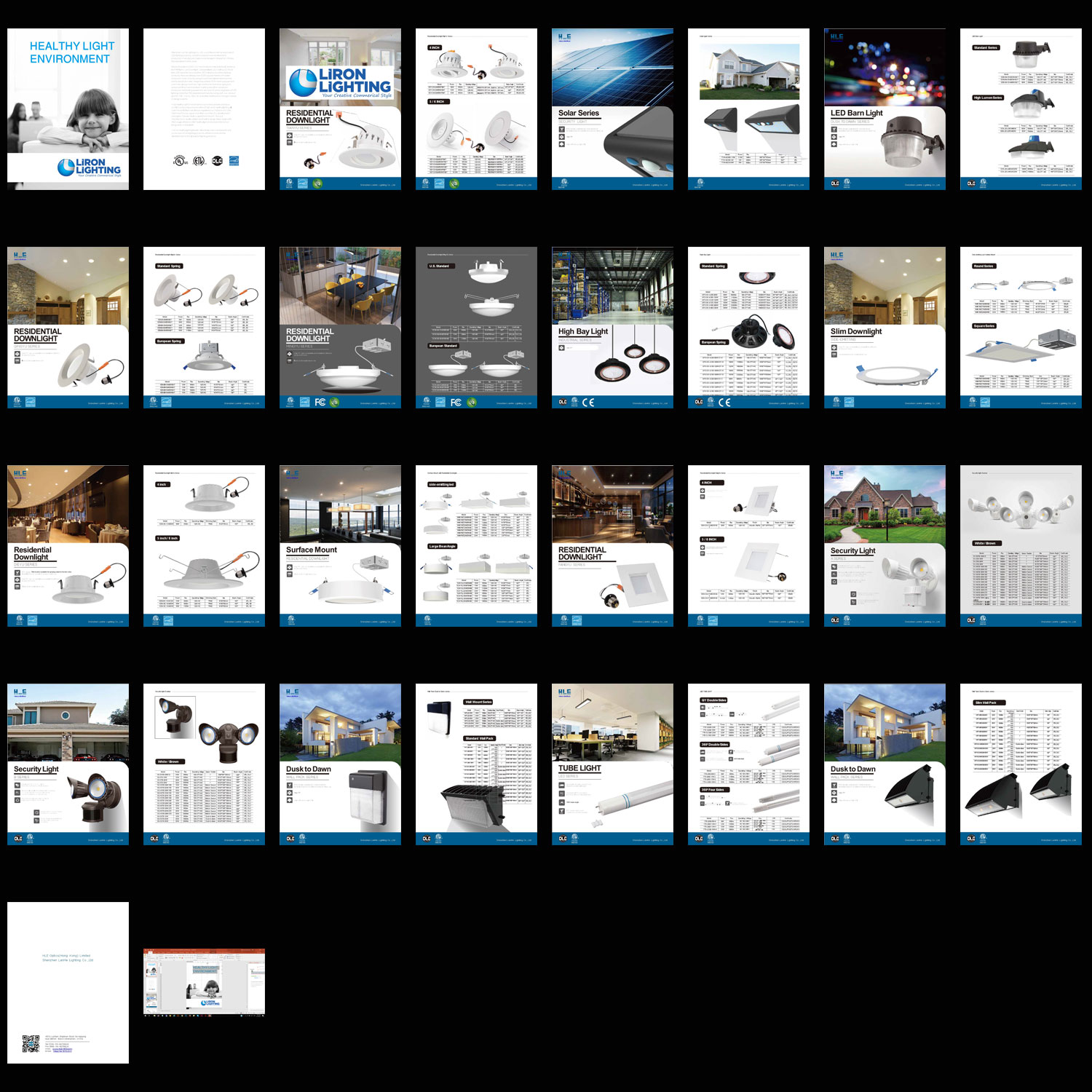 Professional, Elegant, Manufacturer Catalogue Design for Liron Lighting ...