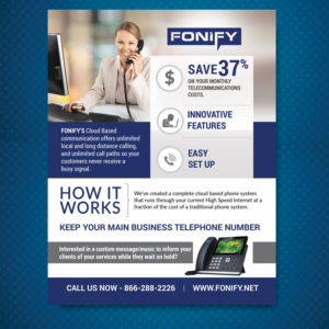 elegant playful flyer design job flyer brief for fonify a company telephone flyer