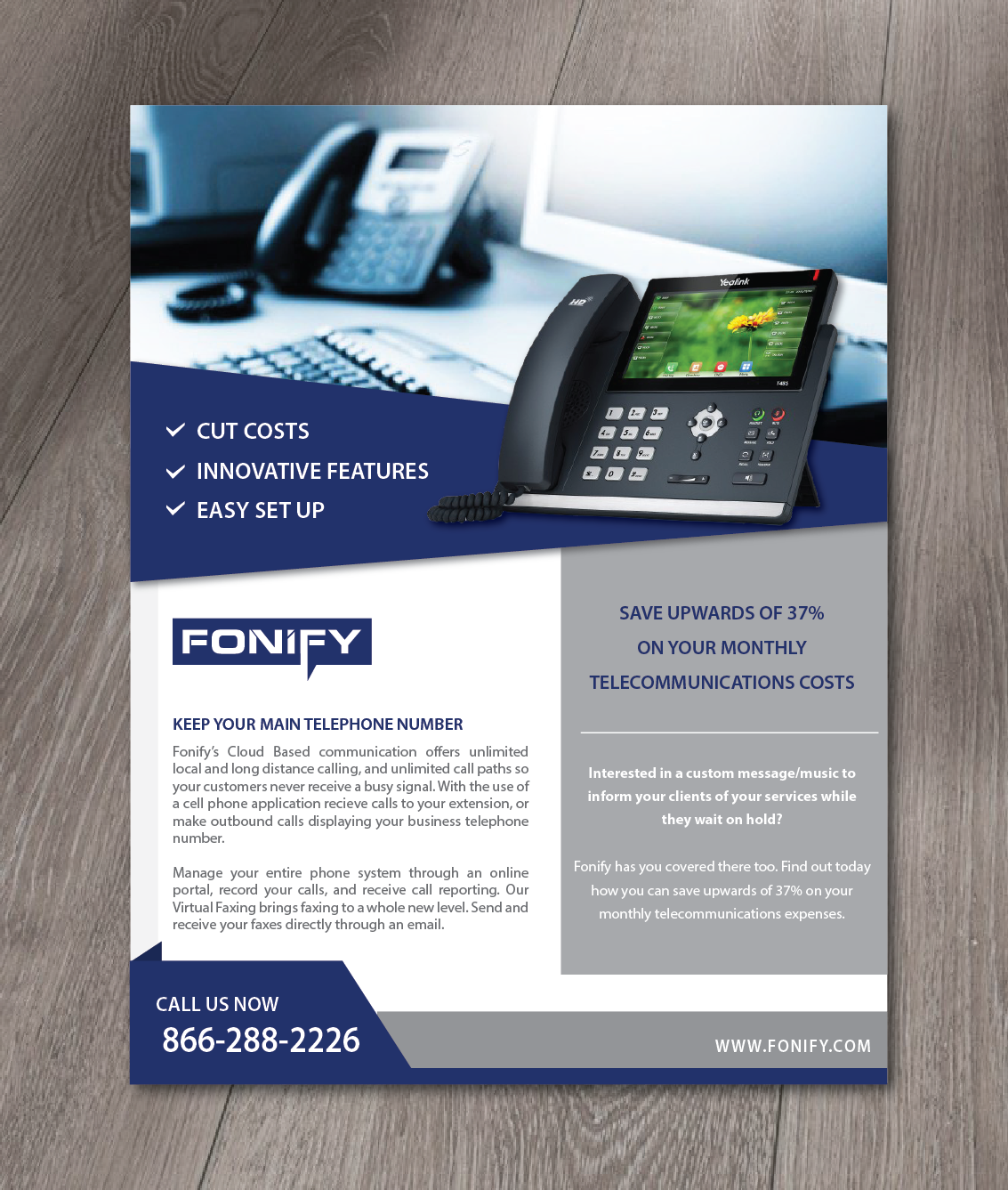 Flyer Design by alex989 for Fonify | Design #14084446