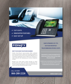 Flyer Design by alex989 for Fonify | Design: #14084446
