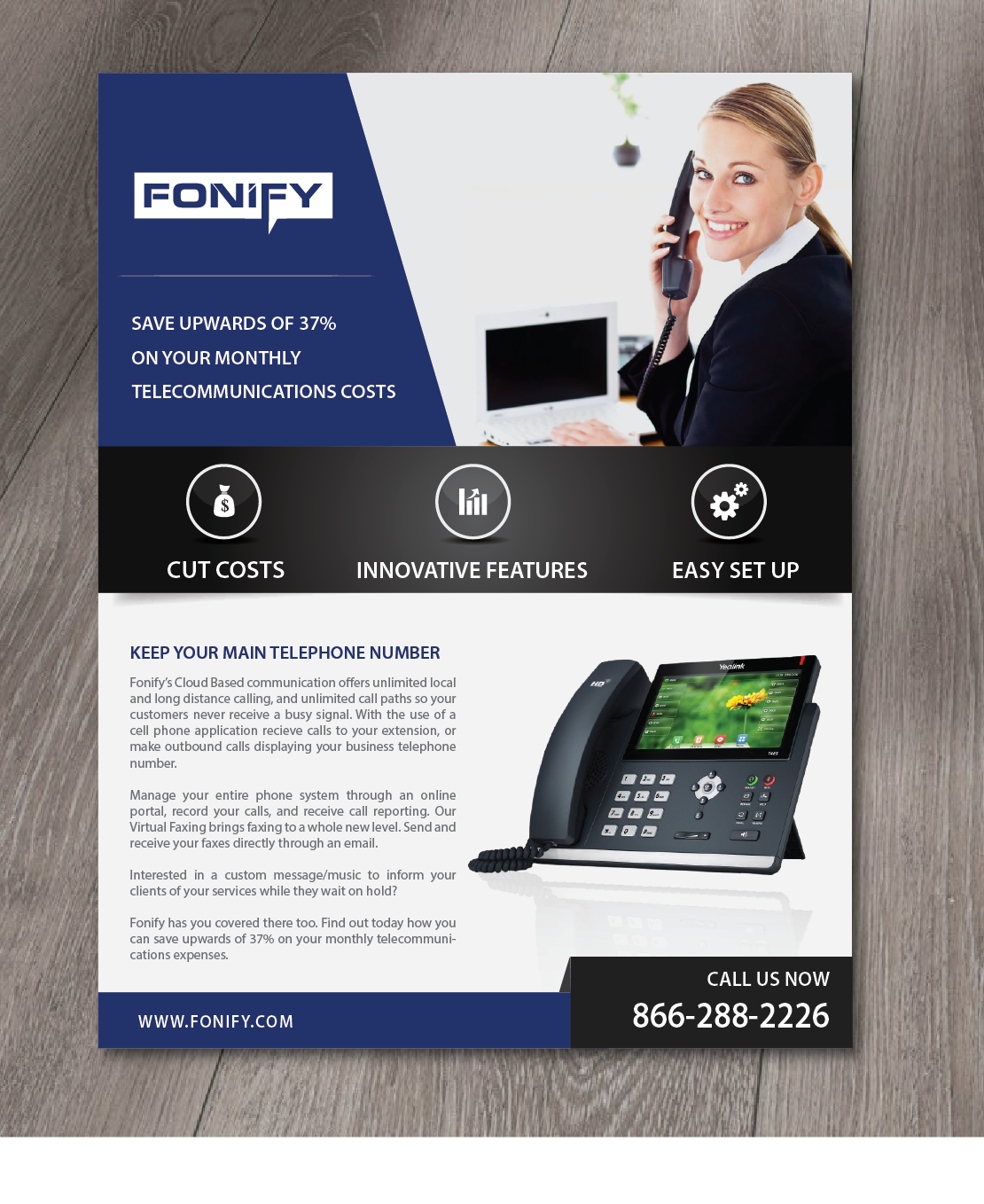 Flyer Design by alex989 for Fonify | Design #14088895