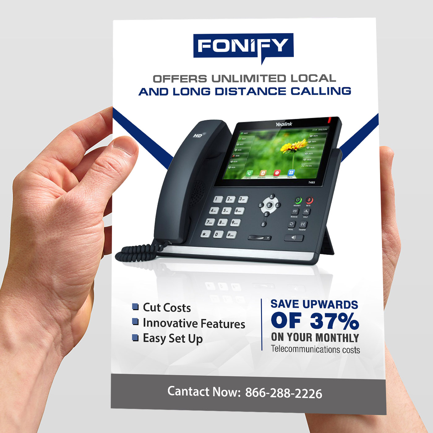 Flyer Design by creative.bugs for Fonify | Design #14110252