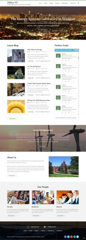 Web Design by pb for University of Vermont | Design: #14101360