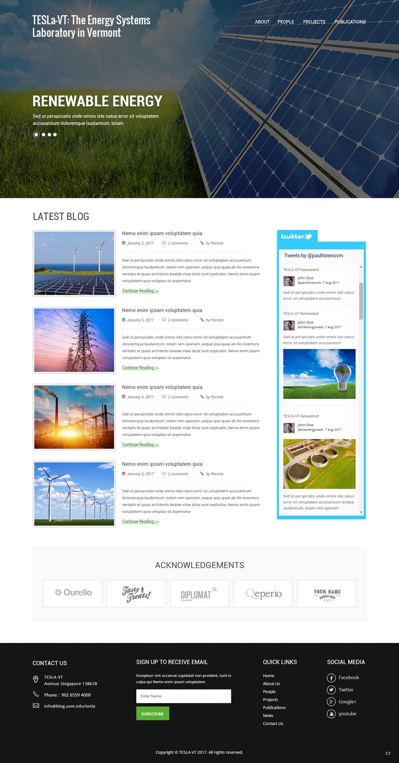 Web Design by pb for University of Vermont | Design #14101363