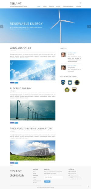 Web Design by pb for University of Vermont | Design: #14101376