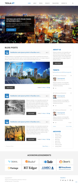 Web Design by pb for University of Vermont | Design: #14101377