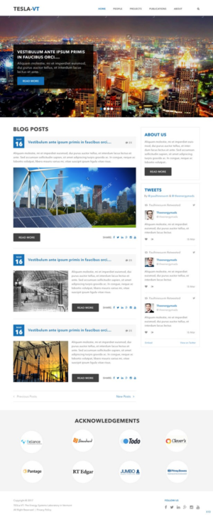 Web Design by pb for University of Vermont | Design: #14122429
