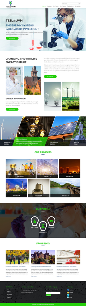 Web Design by Tpith for University of Vermont | Design: #14184992