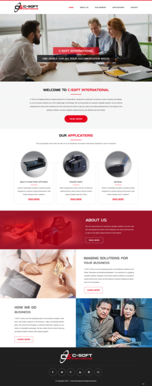 Web Design by pb for F.M.P.Inc., dba: C-SOFT International | Design: #20742305