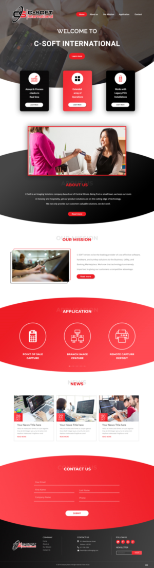 Web Design by pb for F.M.P.Inc., dba: C-SOFT International | Design: #20742315