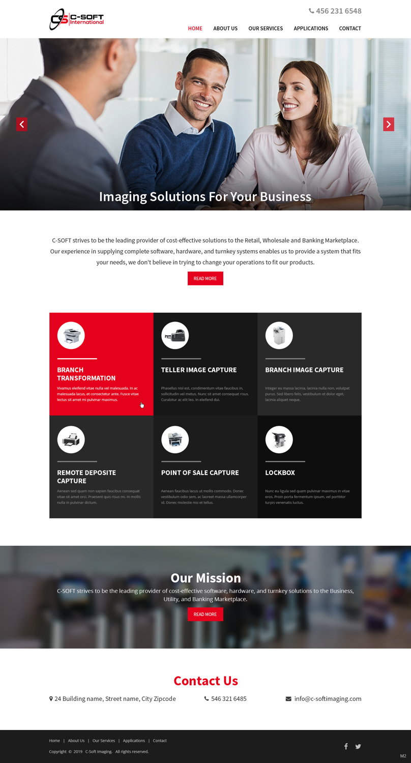 Web Design by pb for F.M.P.Inc., dba: C-SOFT International | Design #20742321