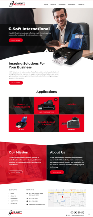 Web Design by pb for F.M.P.Inc., dba: C-SOFT International | Design: #20742323