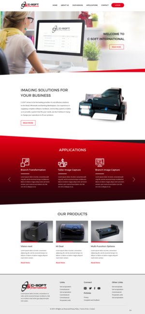 Web Design by pb for F.M.P.Inc., dba: C-SOFT International | Design: #20758674