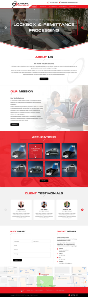 c-softimaging needs new website | Web Design by Sbss