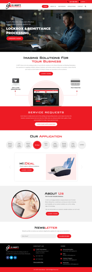 Web Design by rightway for F.M.P.Inc., dba: C-SOFT International | Design: #20778543