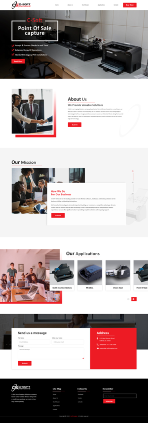 Web Design par sai.designer87 pour F.M.P.Inc., dba: C-SOFT International | Design #20766619