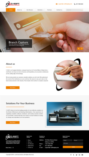 Web Design par bdesigner9 pour F.M.P.Inc., dba: C-SOFT International | Design #20865319
