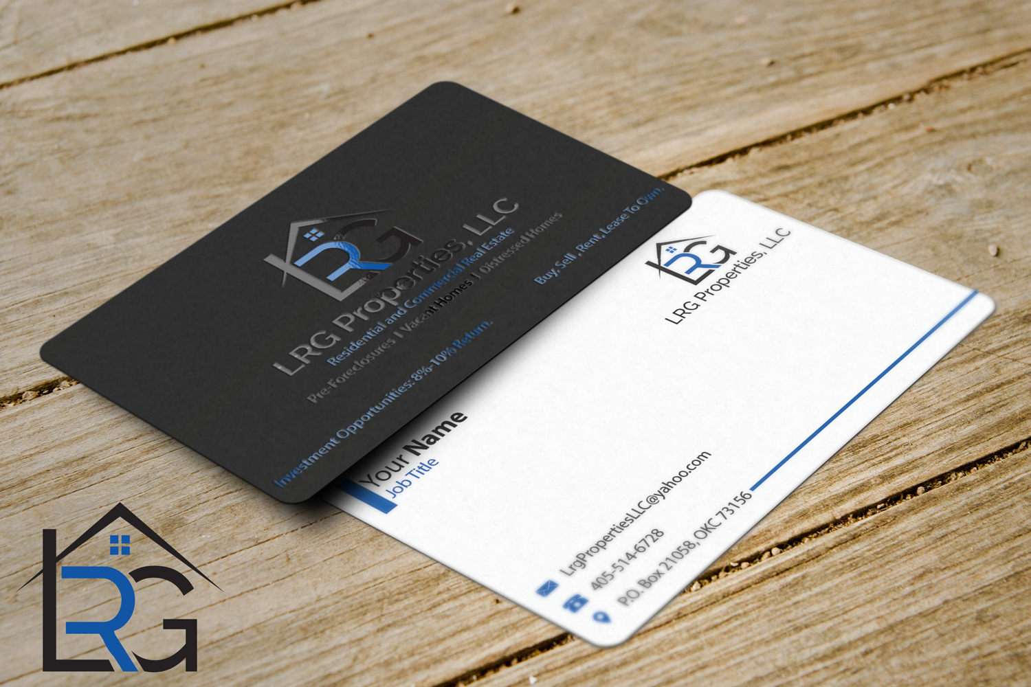 Business Card Design by Riz' for LRG Properties, LLC | Design: #14849236