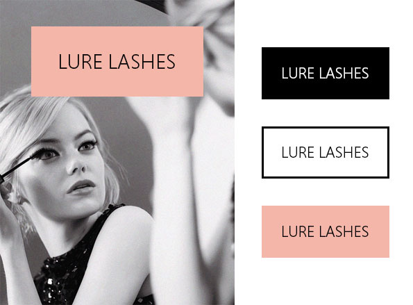 Logo Design by charmionne for lure lashes  | Design #14100611