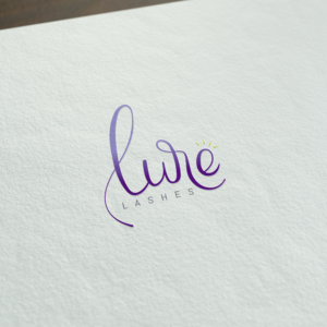 Logo Design by Miche Angeline for lure lashes  | Design #14137779