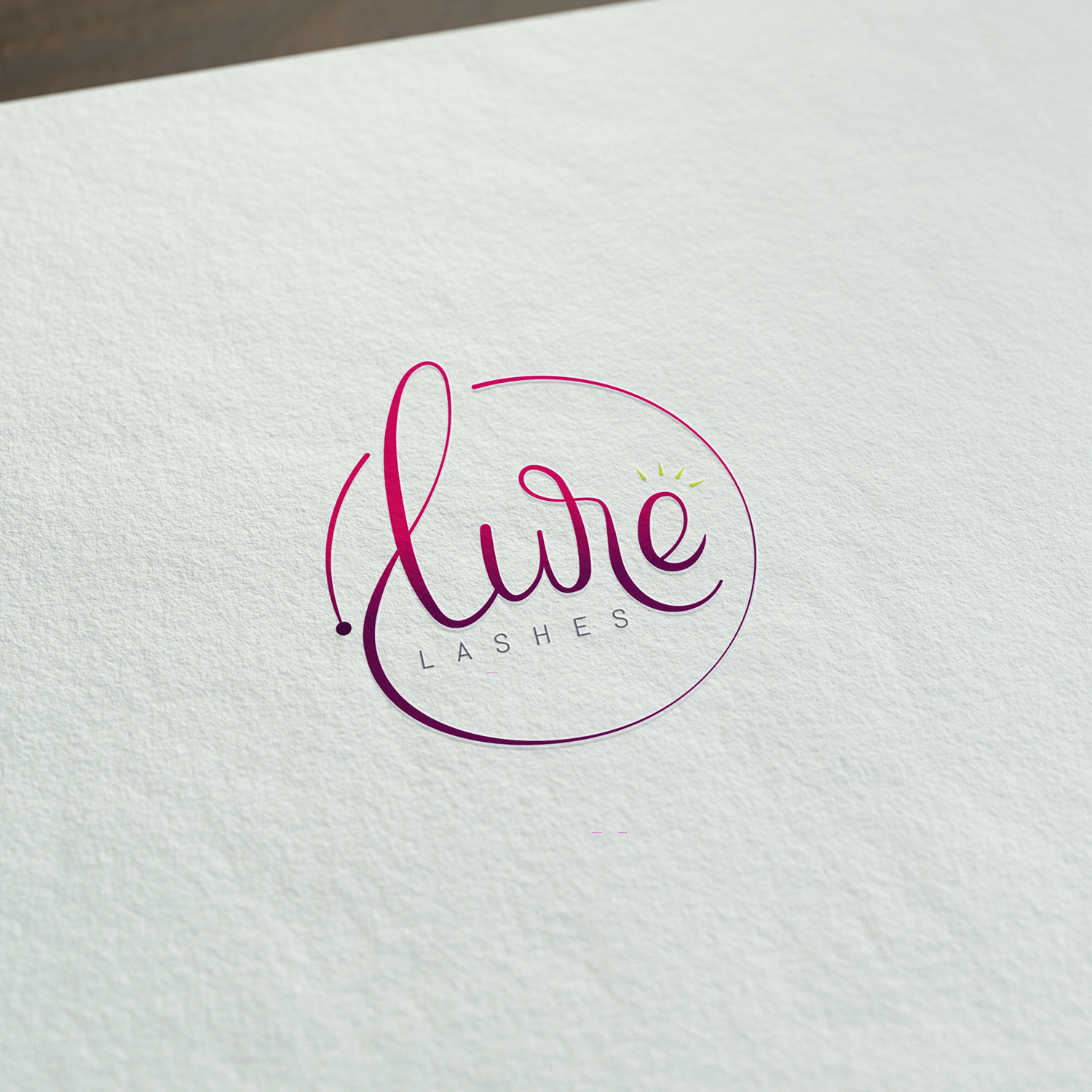 Logo Design by Miche Angeline for lure lashes  | Design #14137781