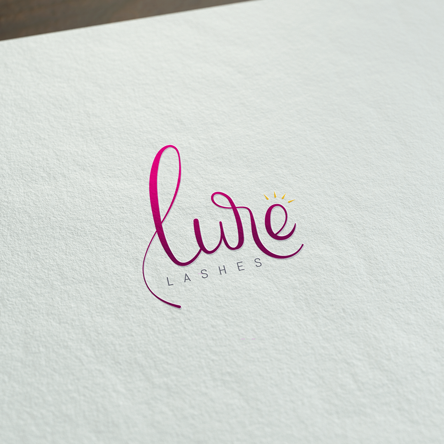 Logo Design by Miche Angeline for lure lashes  | Design #14137783