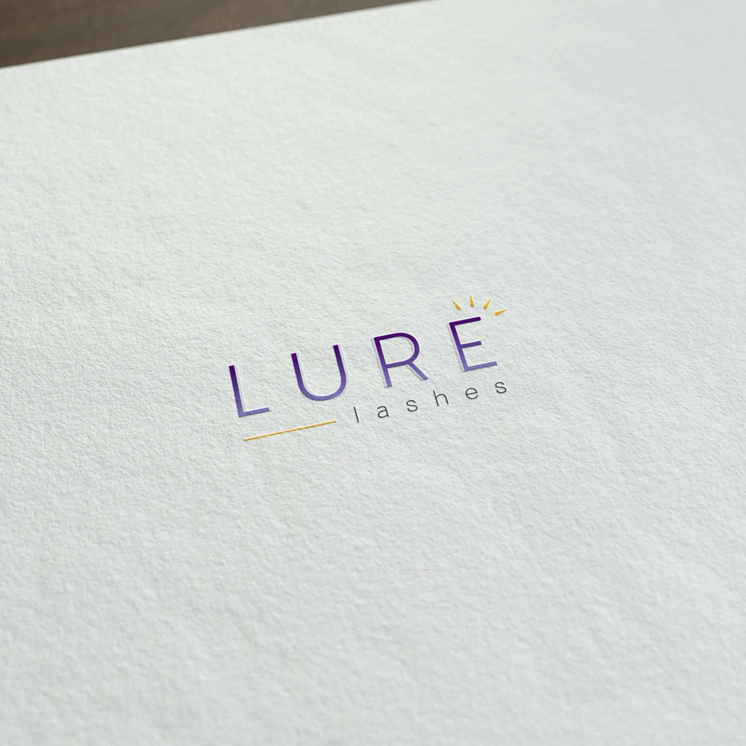 Logo Design by Miche Angeline for lure lashes  | Design #14137786