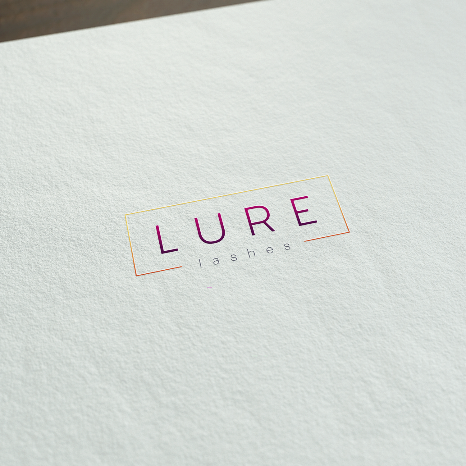 Logo Design by Miche Angeline for lure lashes  | Design #14137788