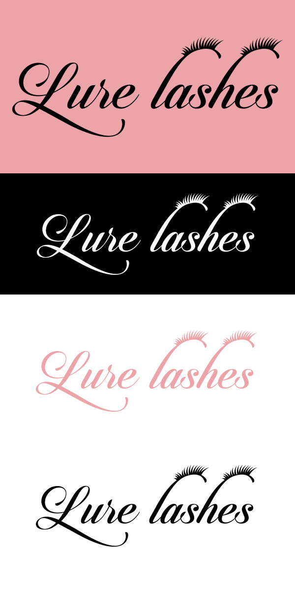 Logo Design by king solangi for lure lashes  | Design #14083573