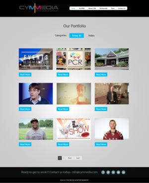 Web Design by Arvind Rana for CYM Media & Entertainment | Design: #14139944