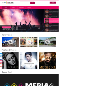 Web Design by Spiders Arena LLC for CYM Media & Entertainment | Design: #14111917