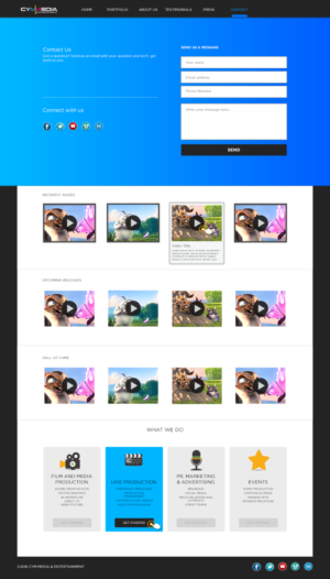 Media and Film Company Needs a New Website | Web-Design von insert name here