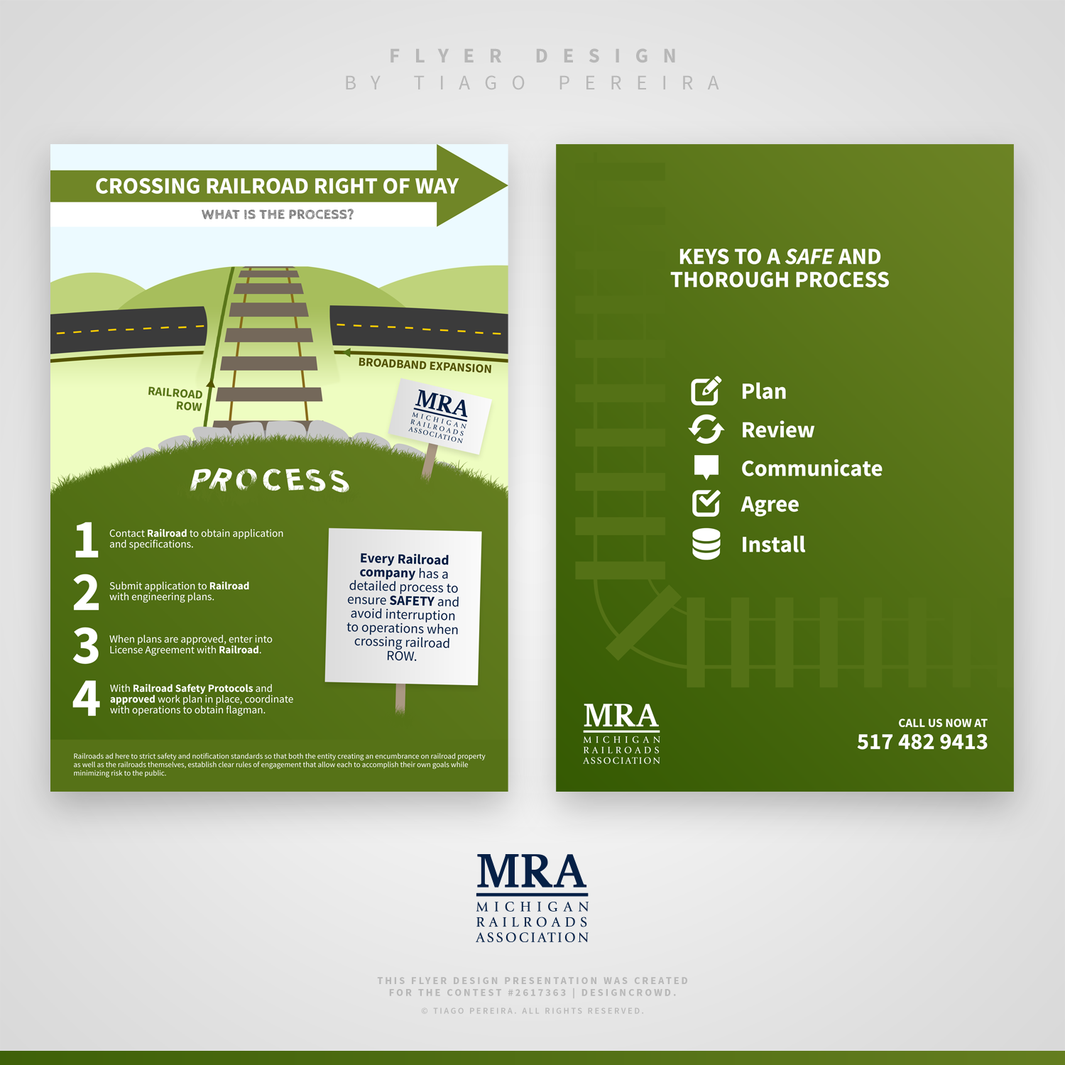 Infographic Design by Tiago Pereira for Michigan Railroads Association | Design #14859889