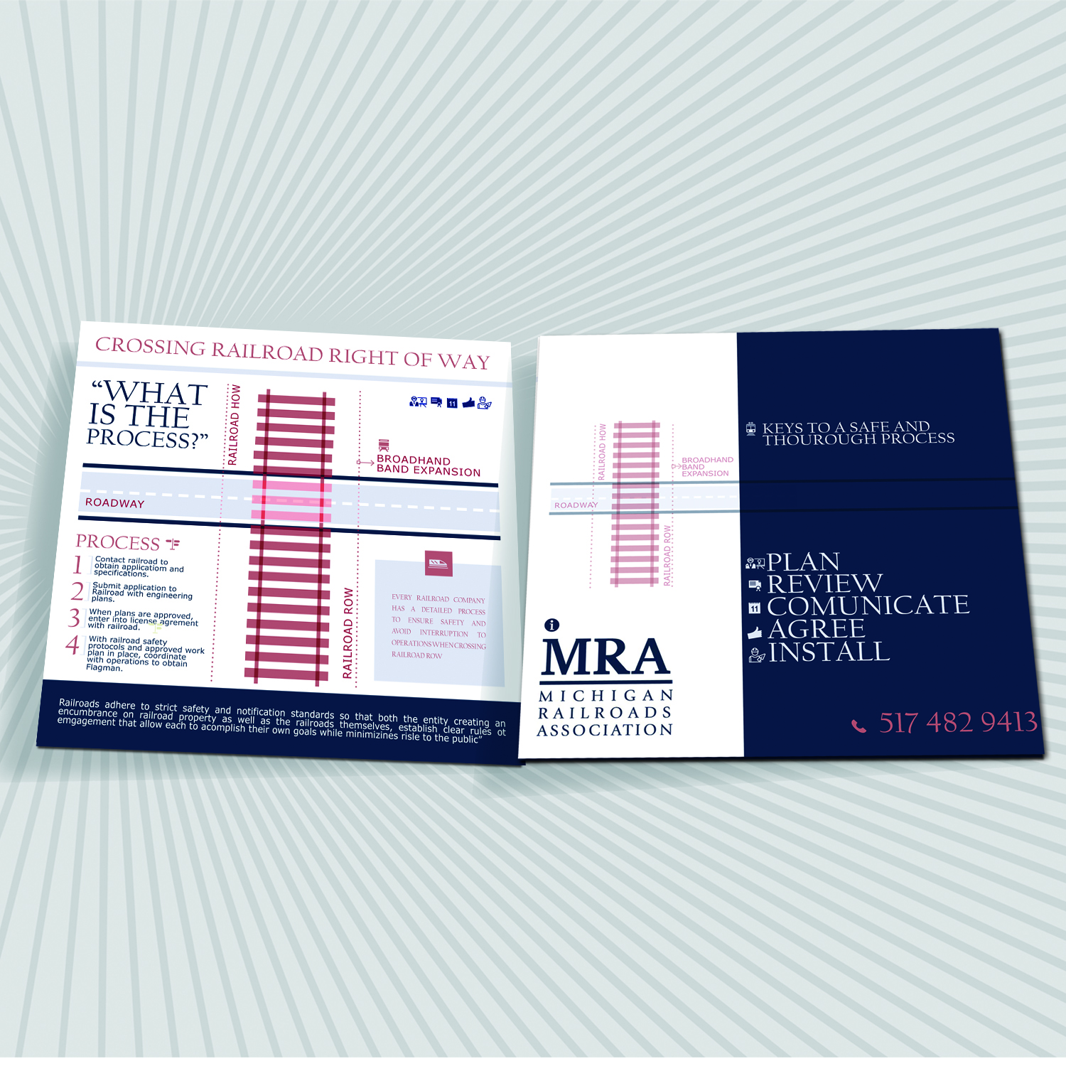 Infografik-Design von lalpispita für Michigan Railroads Association | Design #14869655