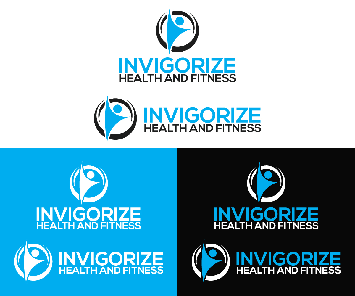 Logo Design by CHAN GRFX for Invigorize Health and Fitness | Design #14308013