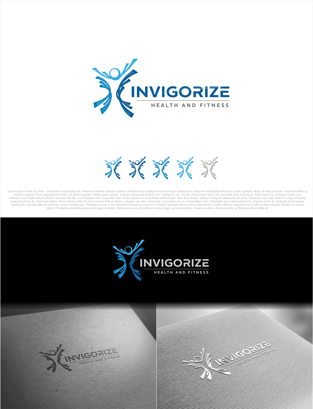 Logo Design by artswolf for Invigorize Health and Fitness | Design #14269691