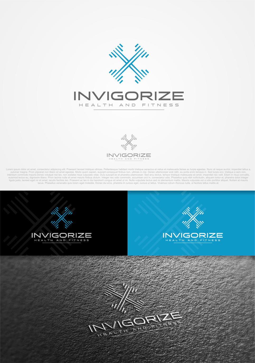 Logo Design by artswolf for Invigorize Health and Fitness | Design #14269703