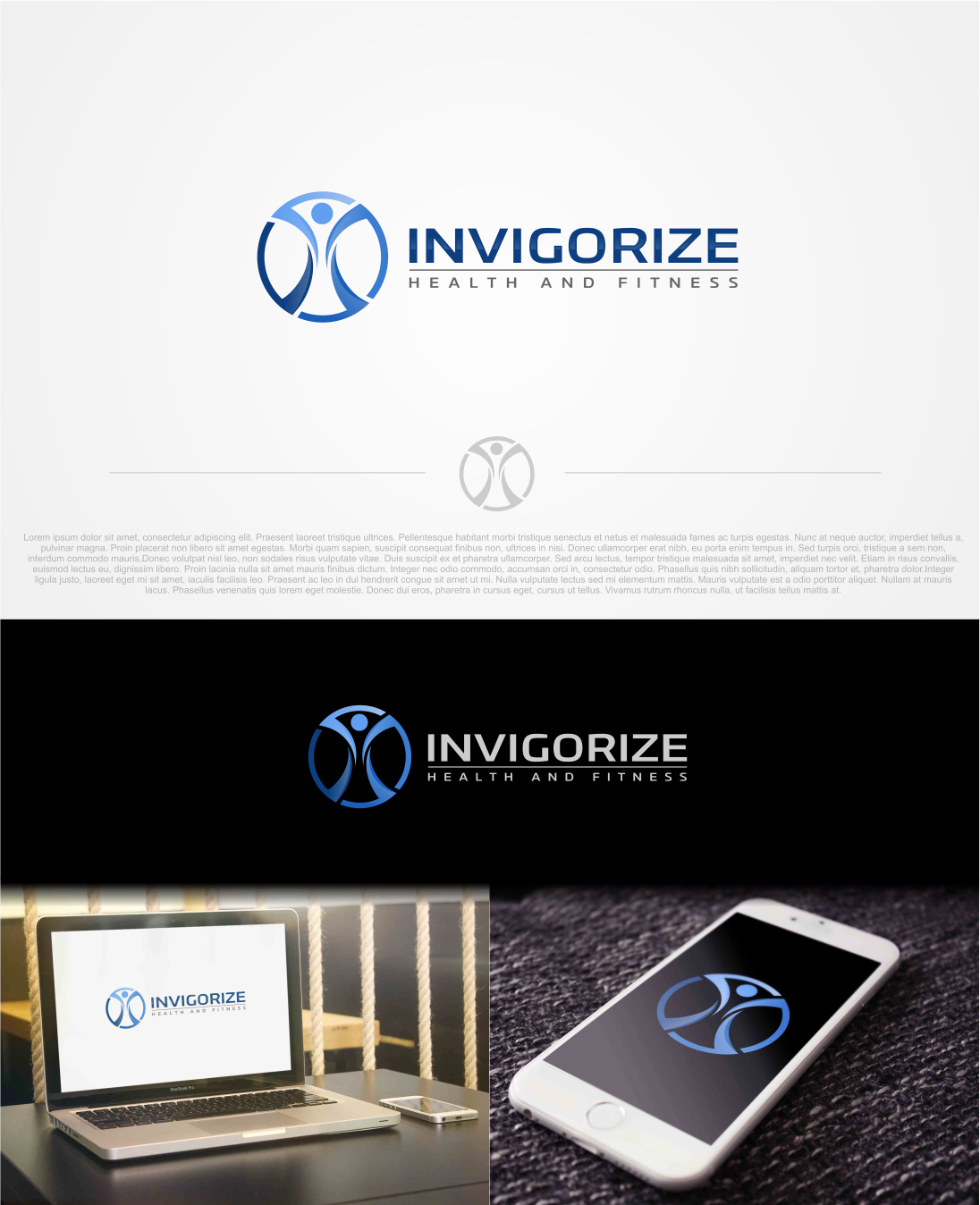 Logo Design by artswolf for Invigorize Health and Fitness | Design #14269706