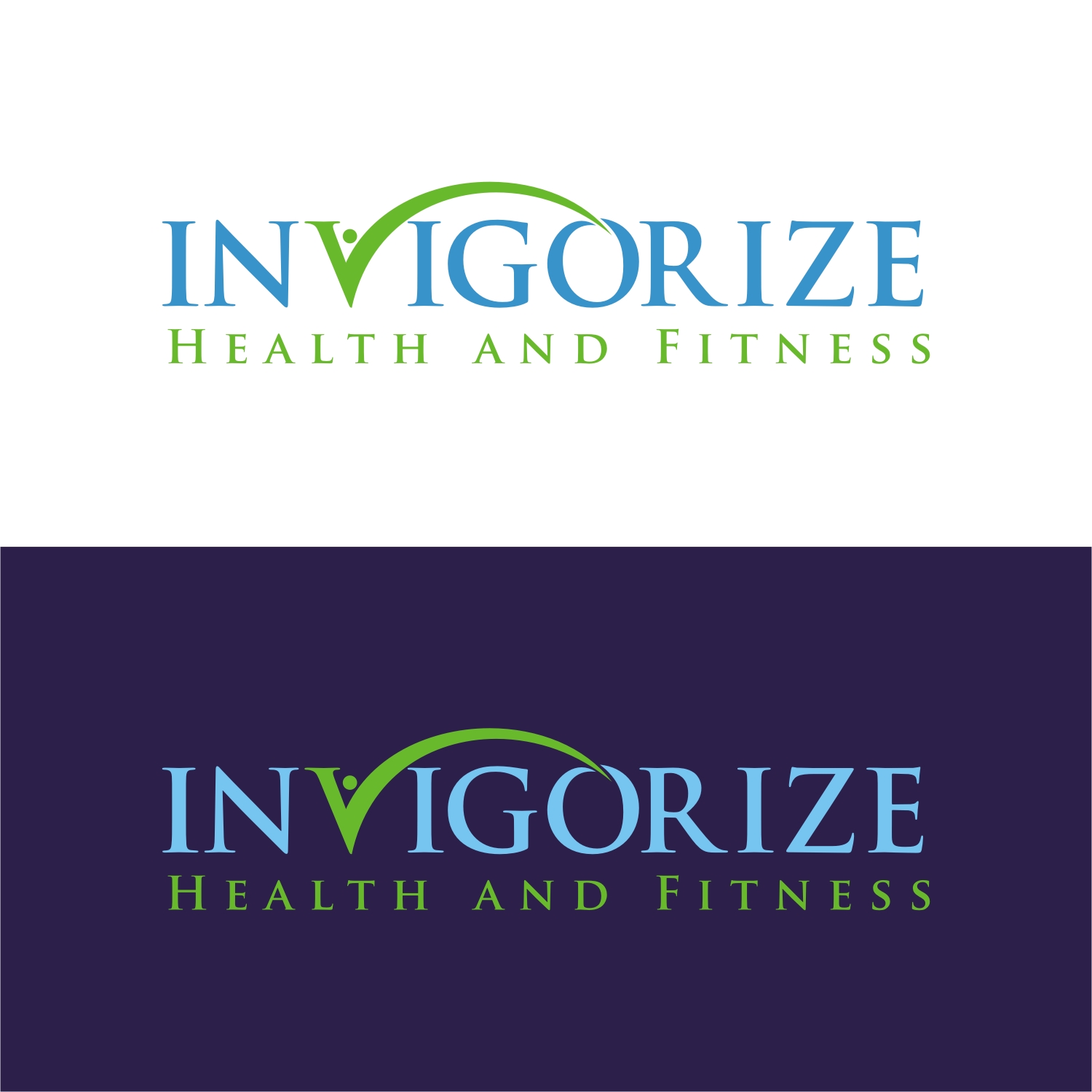 Logo Design by e-graphics for Invigorize Health and Fitness | Design #14137414