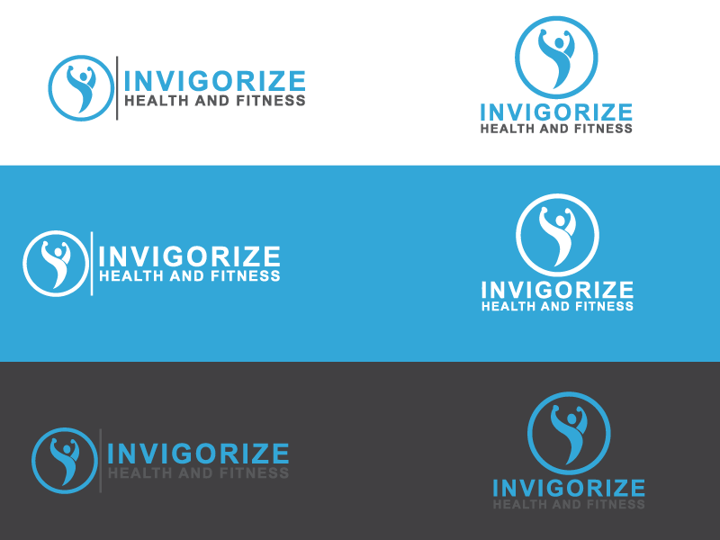 Logo Design by rocklee for Invigorize Health and Fitness | Design #14275247