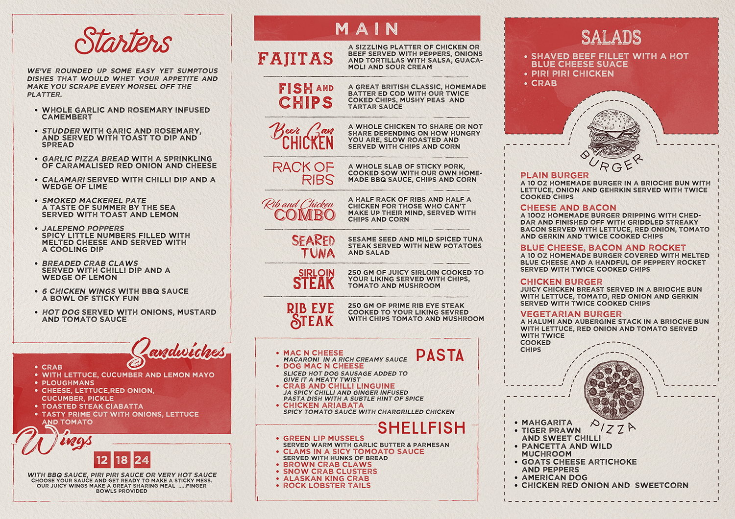 Diseño de Menú por mrmrnjr para rocking boat restaurants ltd | Diseño #14097597