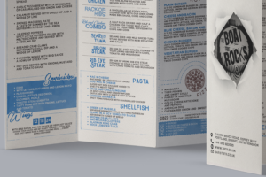Menu Design by mrmrnjr for rocking boat restaurants ltd | Design: #14139866