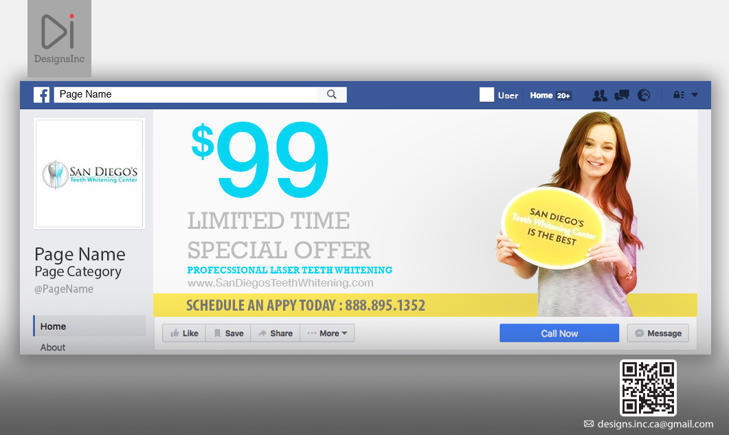 Facebook Design by Design Inc for Shane | Design #14204639