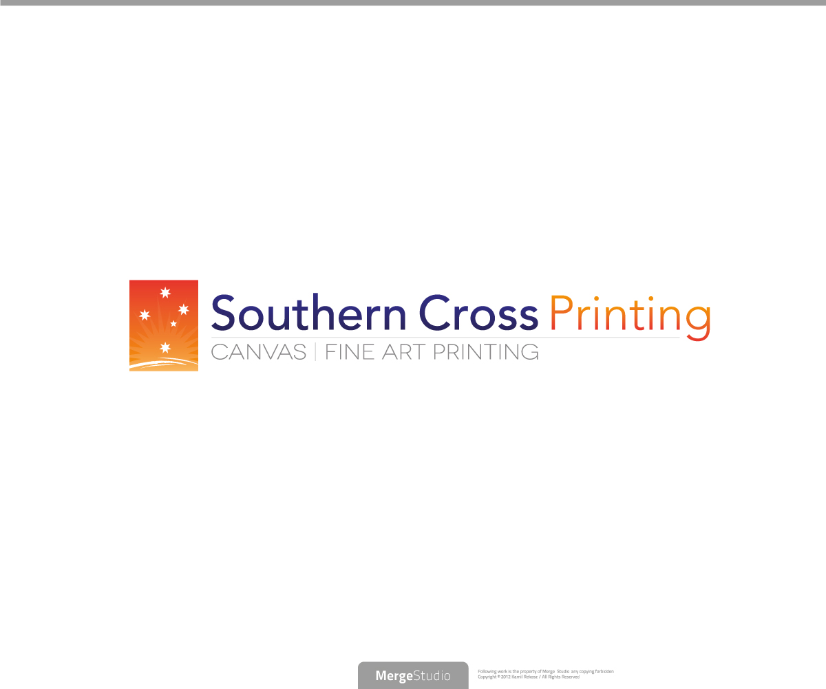 Logo-Design von MergeStudio für Southern Cross Printing | Design #2517530