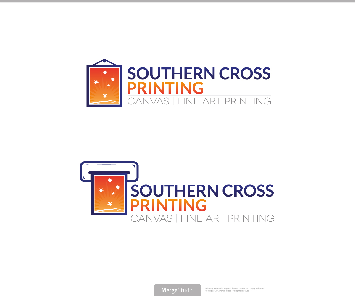 Logo Design by MergeStudio for Southern Cross Printing | Design #2523165