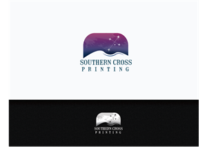 Southern Cross Printing - Canvas | Fine Art Printing | Logo Design by jaime.sp