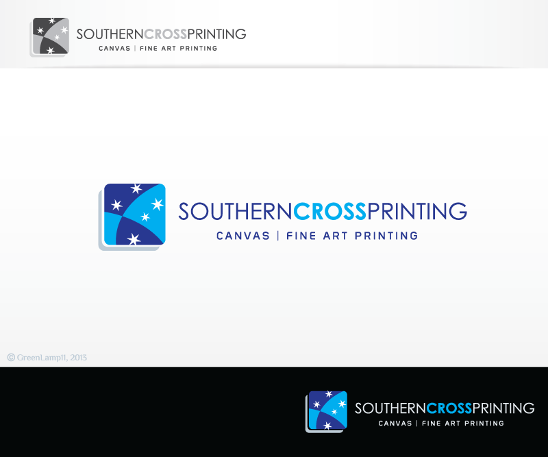 Logo Design by GreenLamp for Southern Cross Printing | Design #2508184